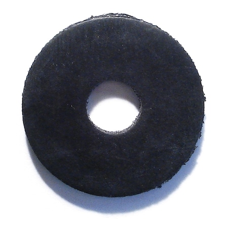 Flat Washer, Fits Bolt Size 3/8 In ,Rubber 8 PK